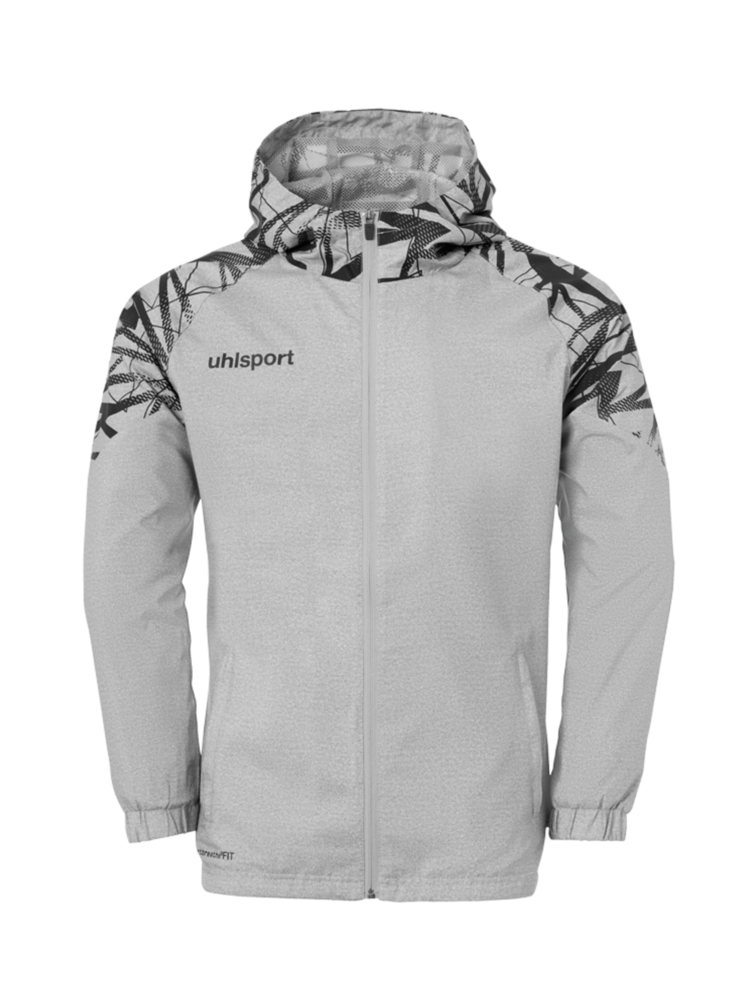 UHLSPORT Trainingsjacke in Grau: Vorderseite