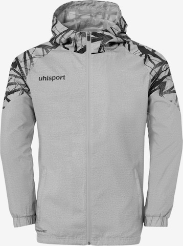 UHLSPORT Jacke in Grau: Vorderseite