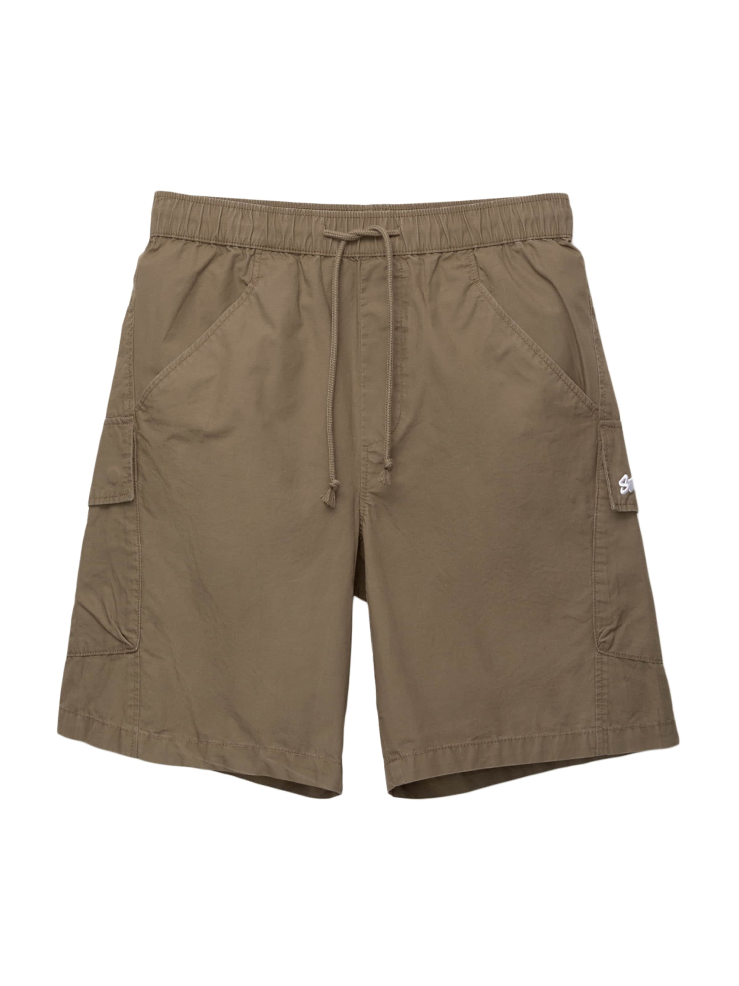 Pull&Bear Cargo trousers 'STWD' in Beige: front