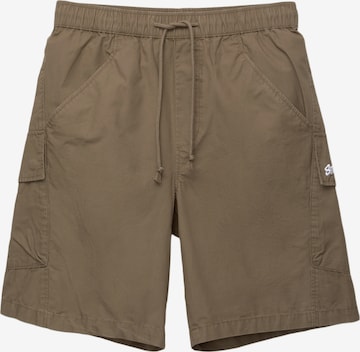 Pull&Bear Shorts 'STWD' in Beige: Vorderseite
