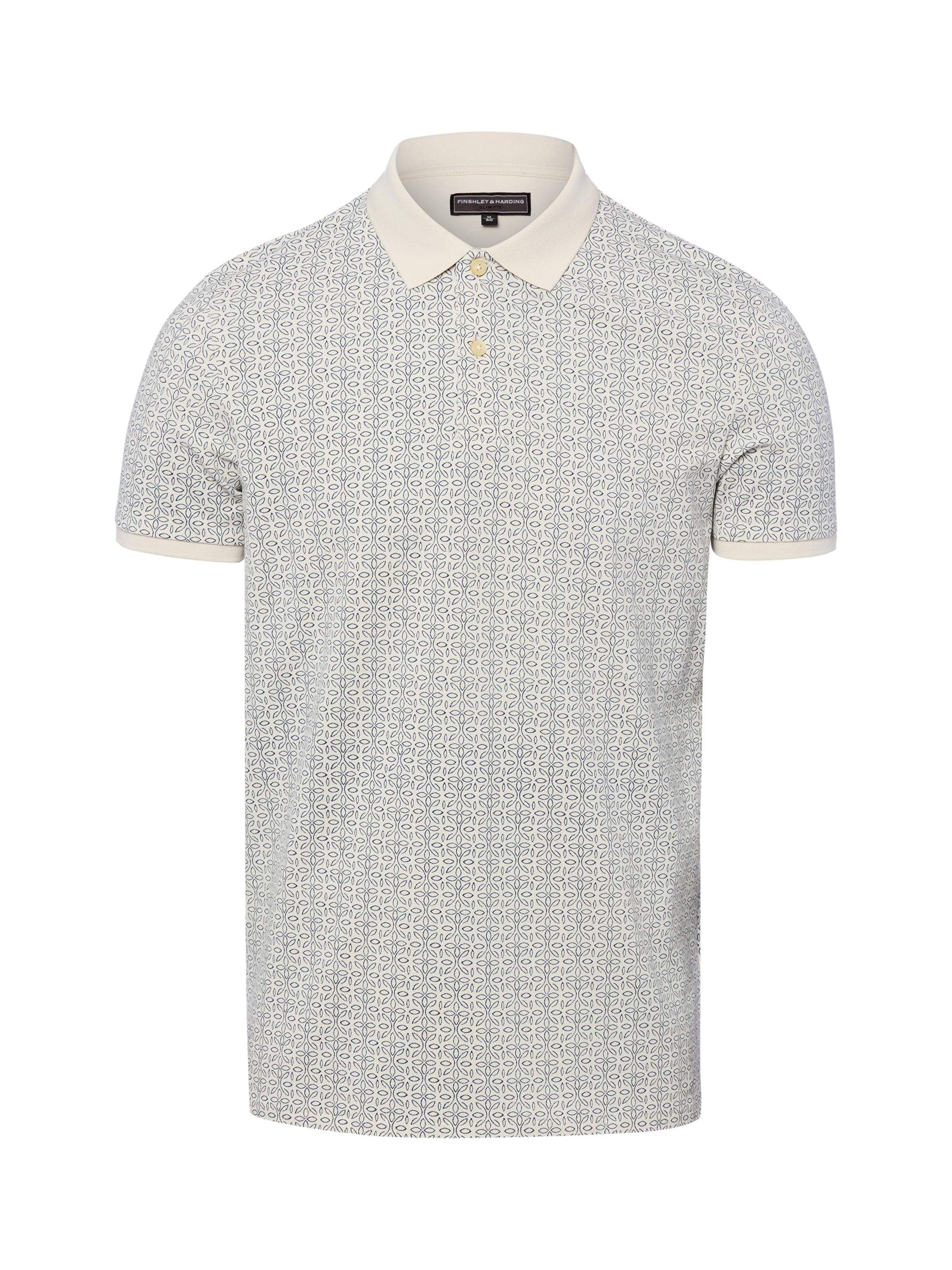 T-Shirt Finshley & Harding en beige : devant