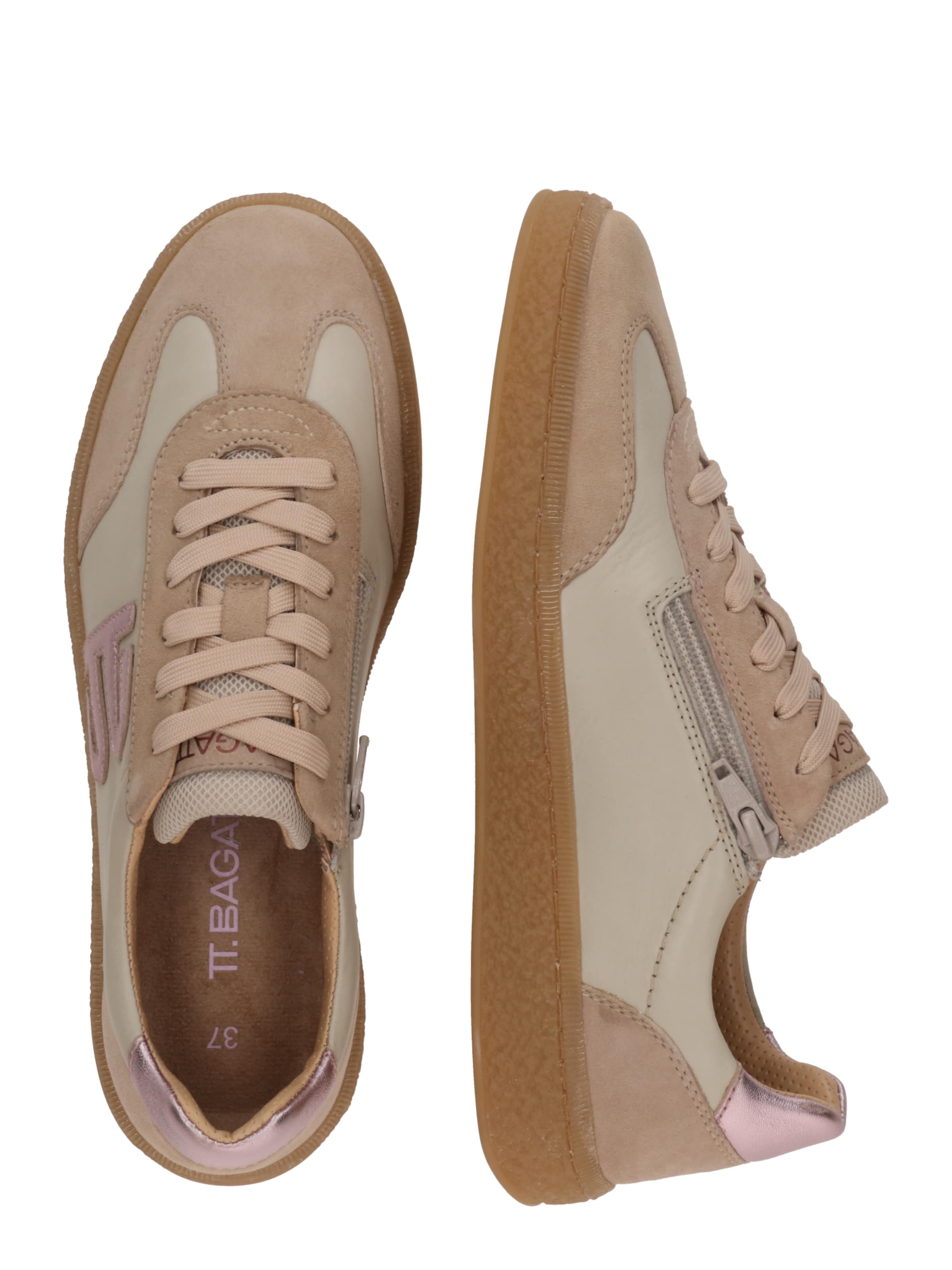 TT. BAGATT Σνίκερ χαμηλό σε μπεζ