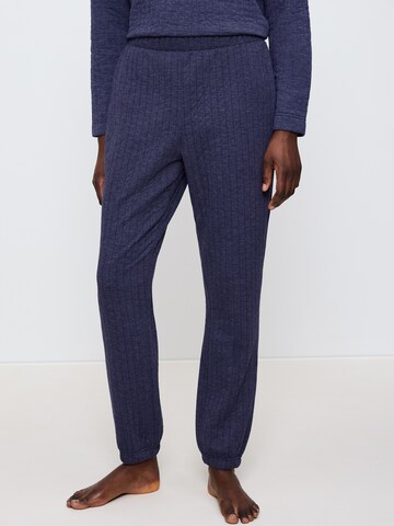 Pantalon de pyjama ' Cozy Comfort Trouser Quilted ' TRIUMPH en bleu : devant