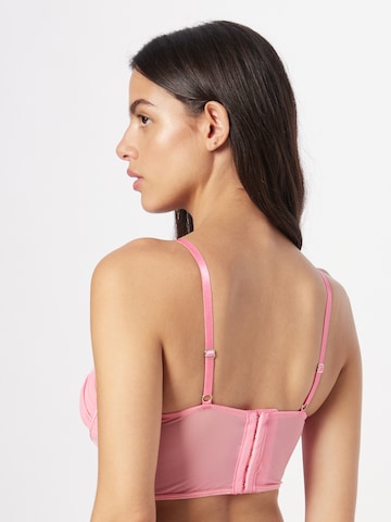Bustier Soutien-gorge 'Flirty' NLY by Nelly en rose