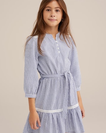 WE Fashion Dress in Blue: front