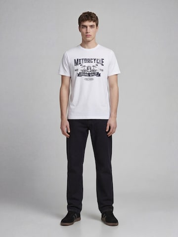 JJ Rebel Футболка 'JREBMARIO' в Белый
