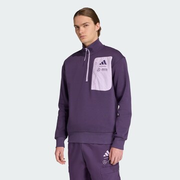 Sweat de sport ADIDAS PERFORMANCE en violet : devant