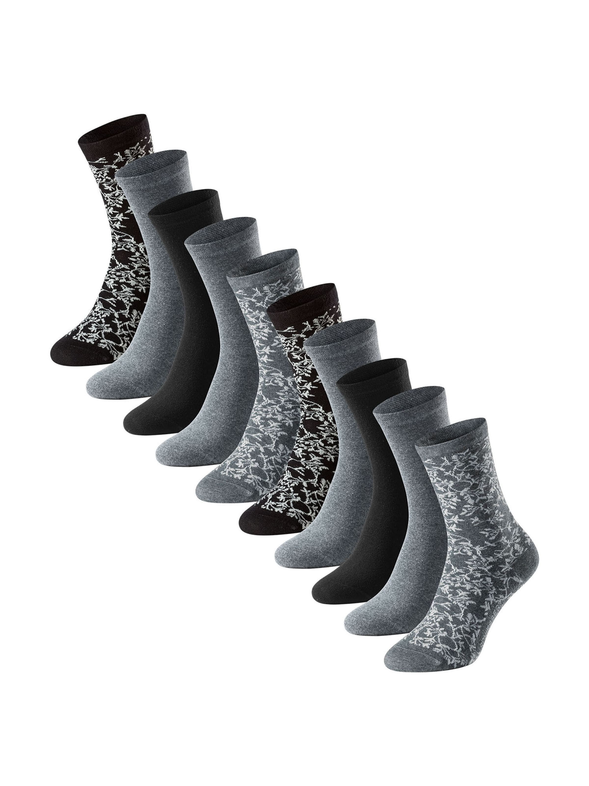 Chaussettes ' Bluebird ' SCHIESSER en gris : devant