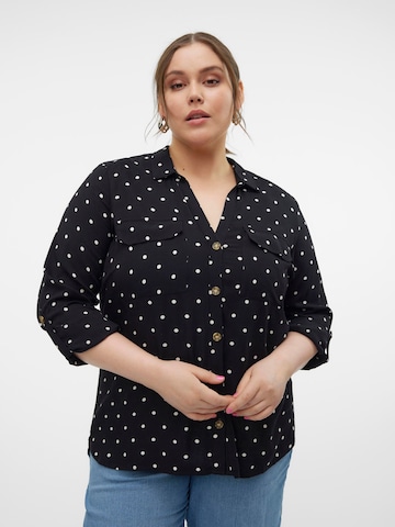 Vero Moda Curve Bluzka 'VMBumpy' w kolorze czarny