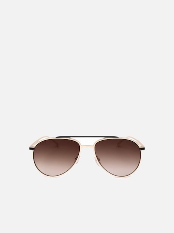 Karl Lagerfeld Zonnebril in Goud: voorkant