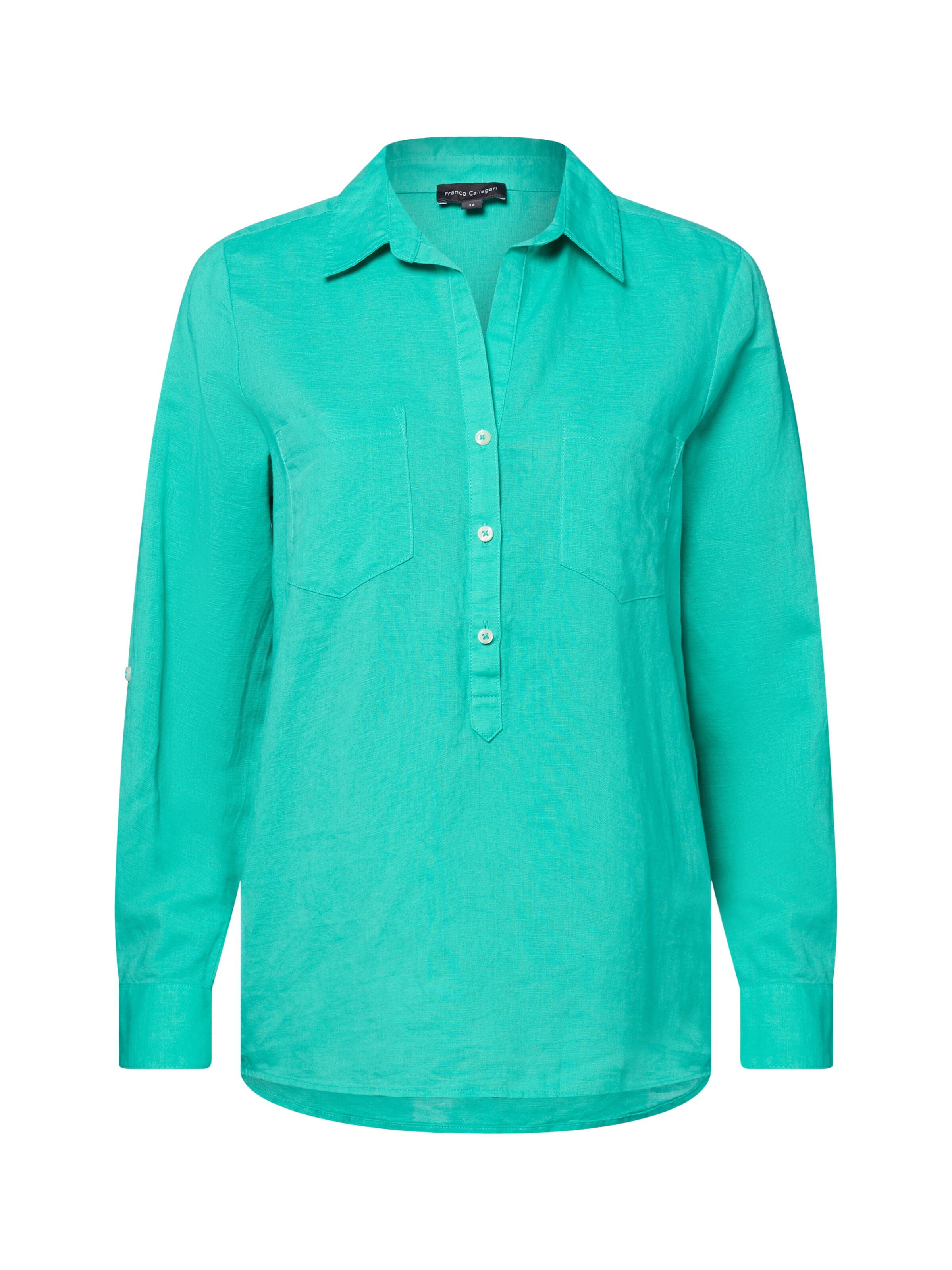 Franco Callegari Bluse in Grün: Vorderseite