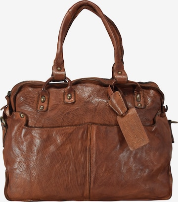 Harold's Document Bag 'Submarine' in Brown: front