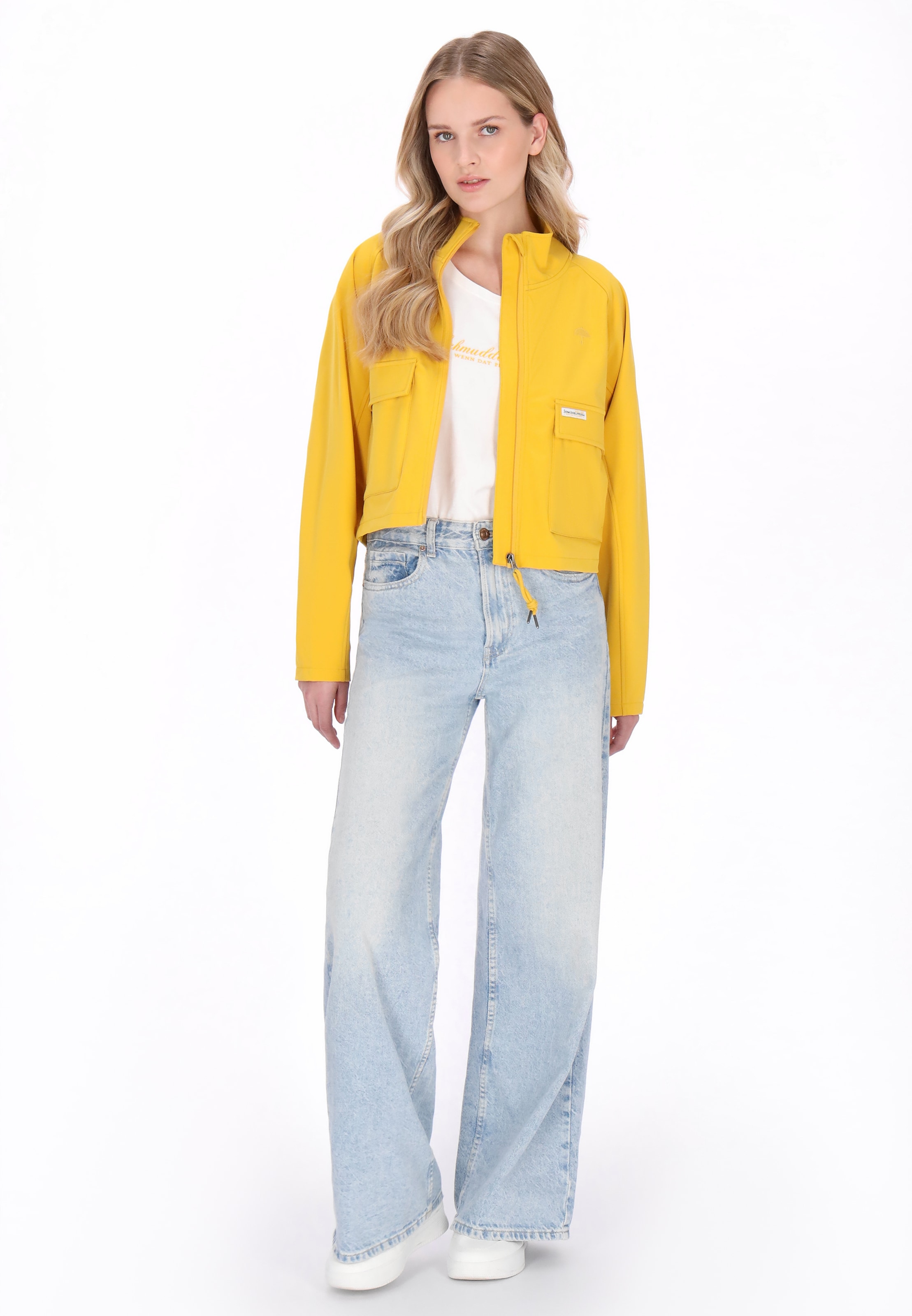 Veste fonctionnelle Schmuddelwedda en jaune