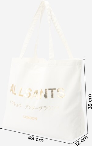 AllSaints - Shopper en blanco