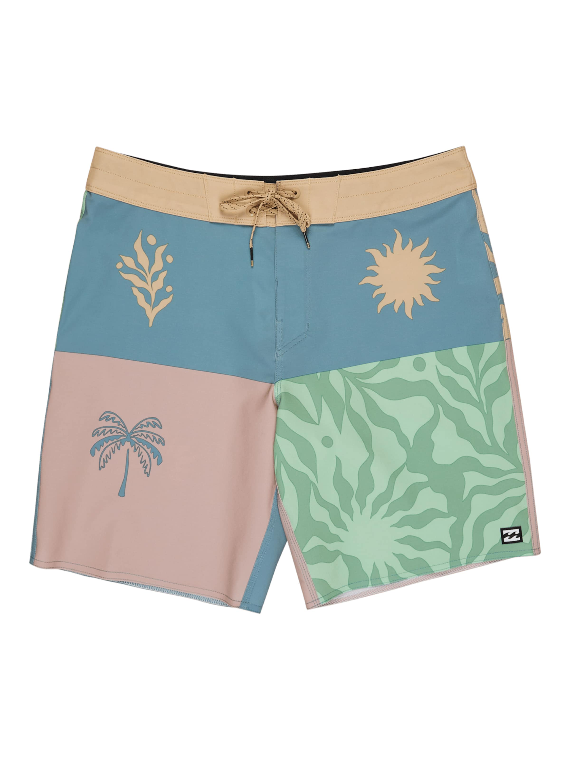 BILLABONG Swimming Trunks 'Reflection Pro' in Mixed colors: front