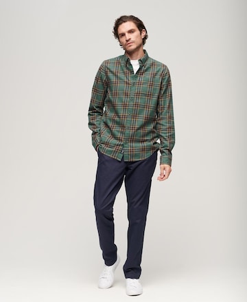 Superdry Regular fit Overhemd in Groen