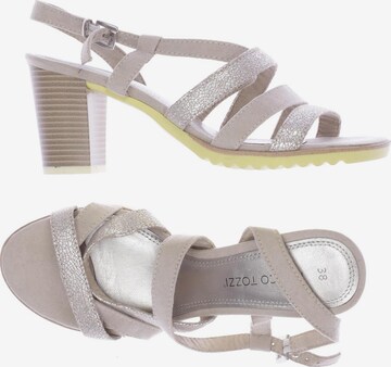 MARCO TOZZI Sandalen 38 in Weiß: predná strana