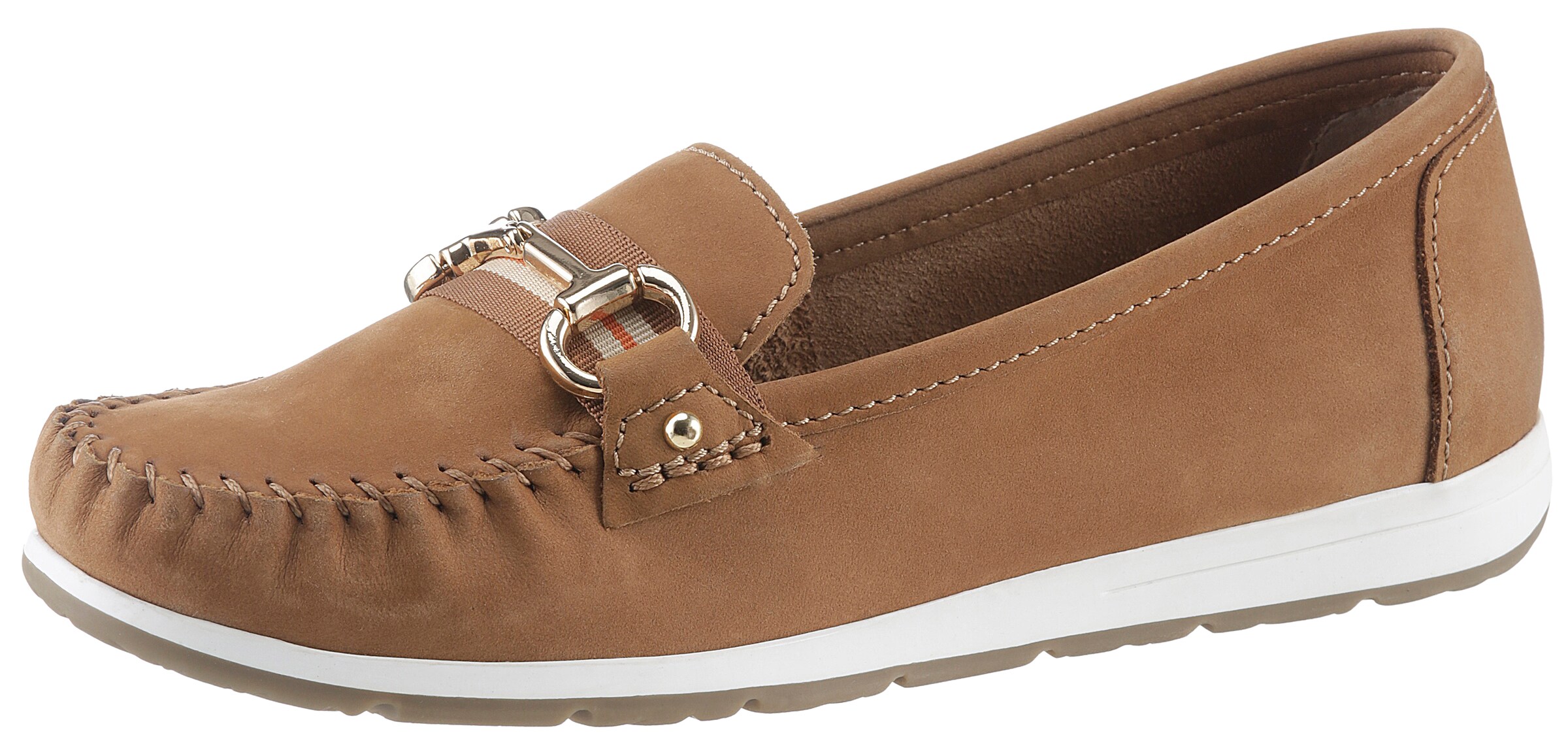 MARCO TOZZI Mokassin in Braun: Vorderseite