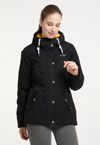 ICEBOUND Funkcionalna jakna | črna barva: sprednja stran