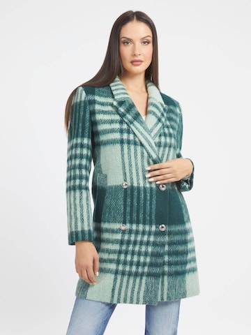 GUESS Between-Seasons Coat in Green: front