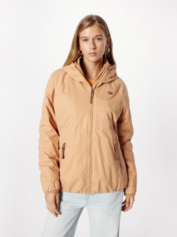 Ragwear Between-Season Jacket 'DIZZIE' in Brown: front