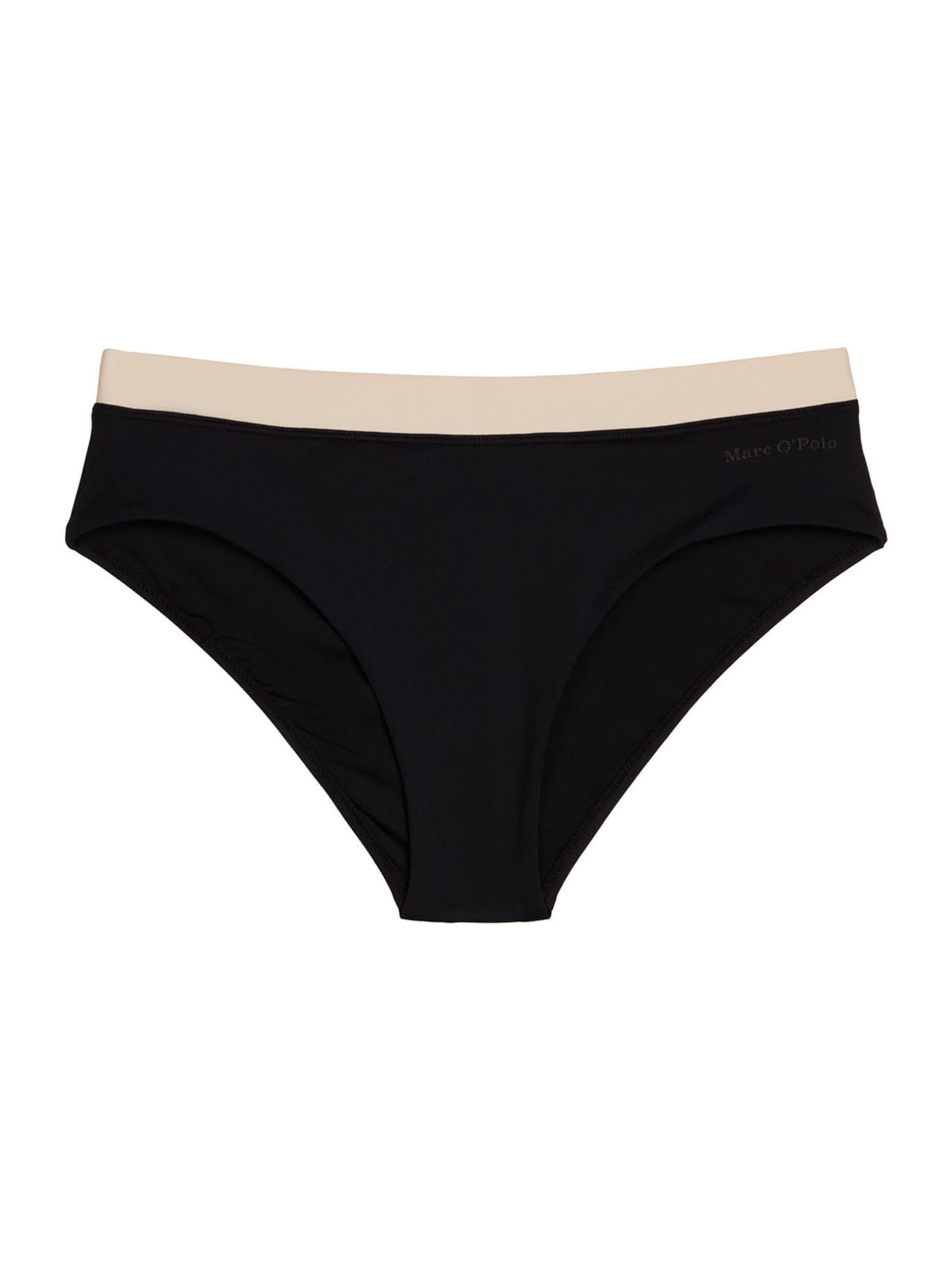 Marc O'Polo Bikini Bottoms ' Contrast Binding ' in Beige: front