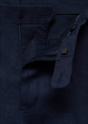 MANGO MAN Slimfit Hose 'Amalfi' in Blau
