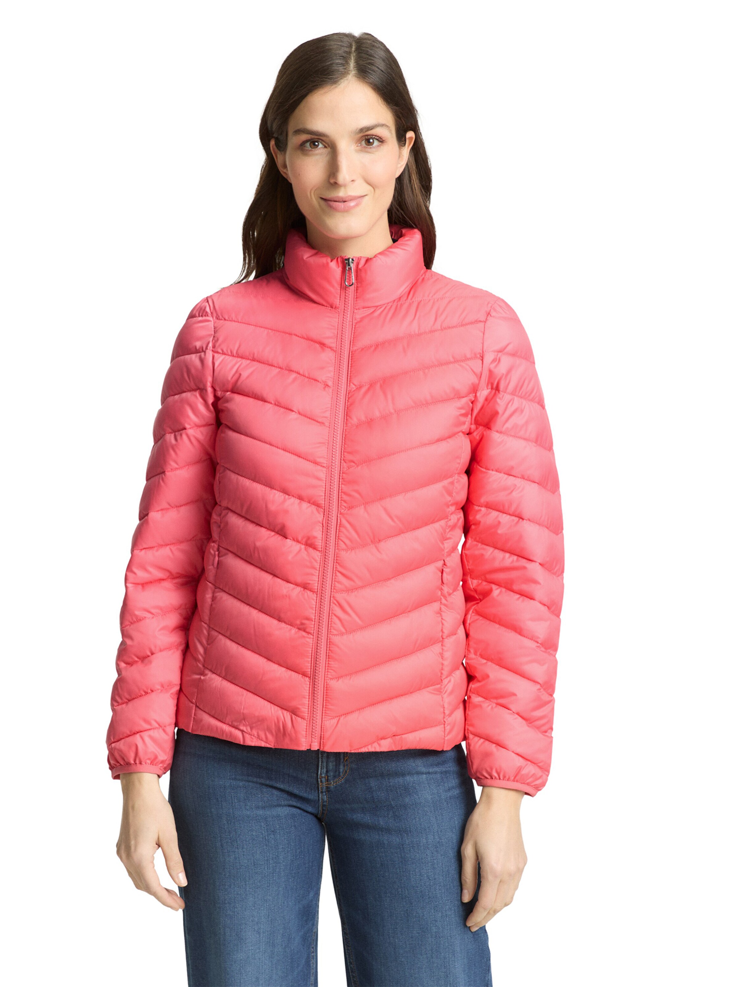 TOM TAILOR - Casaco meia-estação em rosa: frente