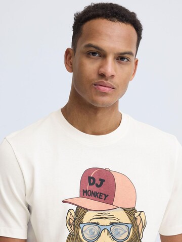 Tricou 'BHKURT' de la BLEND pe alb