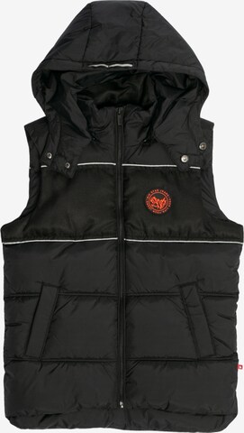 BIG STAR Bodywarmer 'Dilan' in Zwart: voorkant