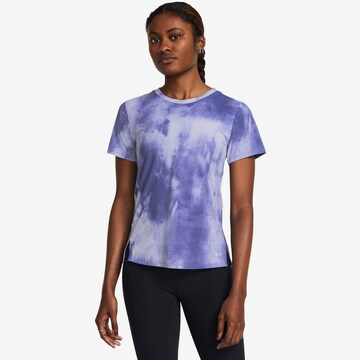 UNDER ARMOUR Performance Shirt 'LASER' in Purple: front