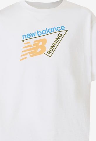 new balance Футболка 'Classic' в Бежевый: спереди