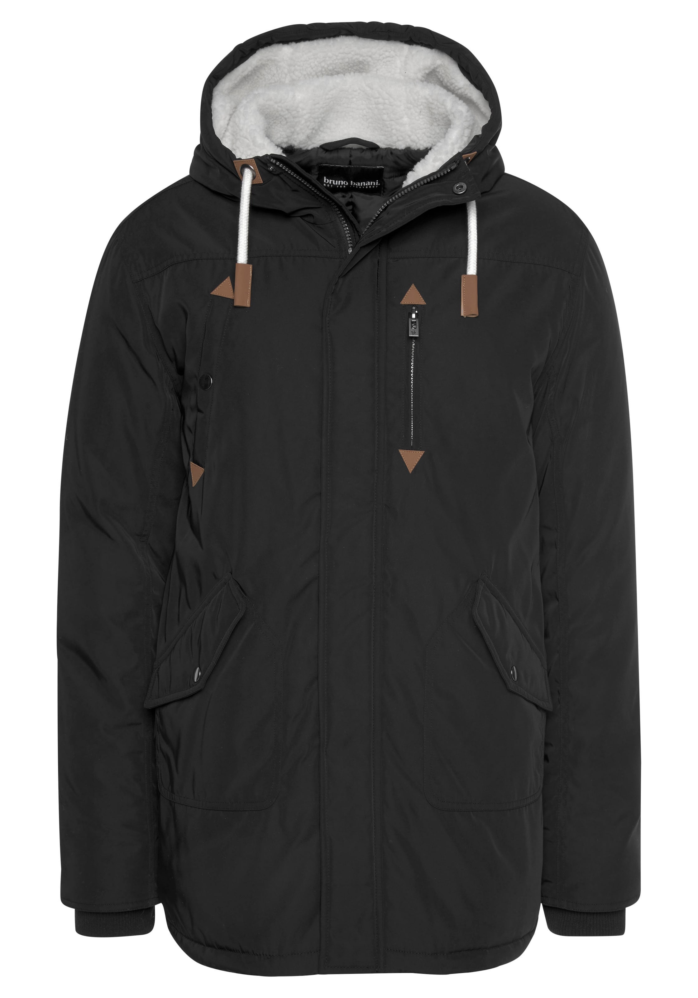 Bruno Banani Winter Jacket in Black: front