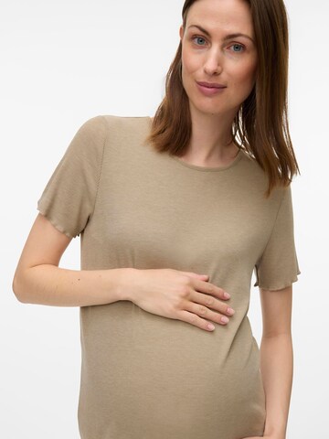 MAMALICIOUS Shirt in Brown
