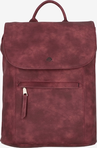 GREENBURRY Backpack in Red: front