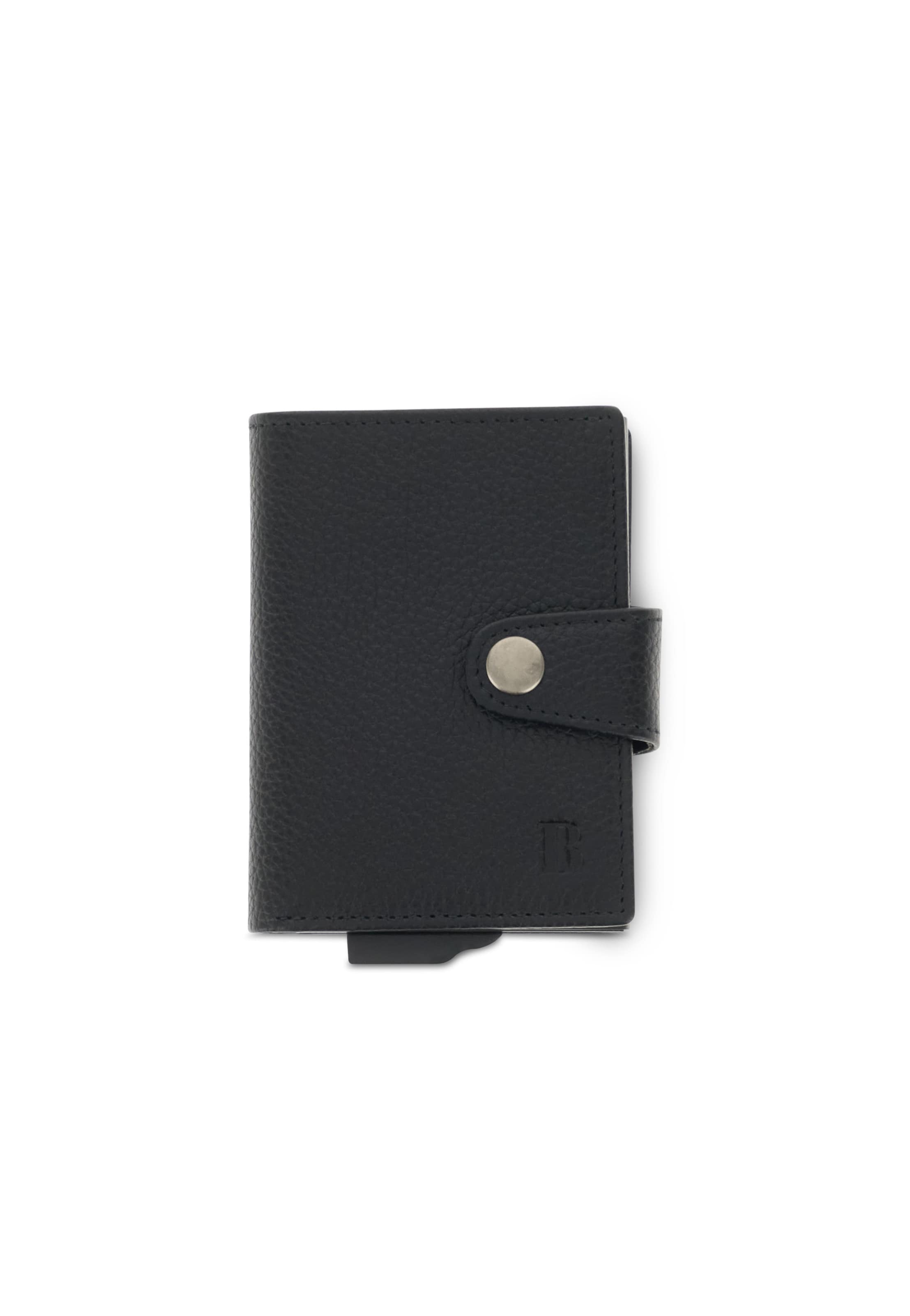Boggi Milano Wallet in Black: front