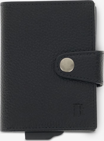 Boggi Milano Wallet in Black: front