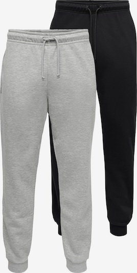 Only & Sons Housut värissä meleerattu harmaa / musta, Tuotenäkymä