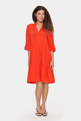 SAINT TROPEZ Kleid 'EdaSZ' in Rot