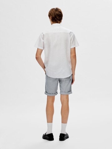 SELECTED HOMME Slimfit Chinobyxa 'Luton' i blå