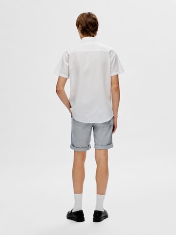 SELECTED HOMME Slimfit Shorts 'Luton' in Blau