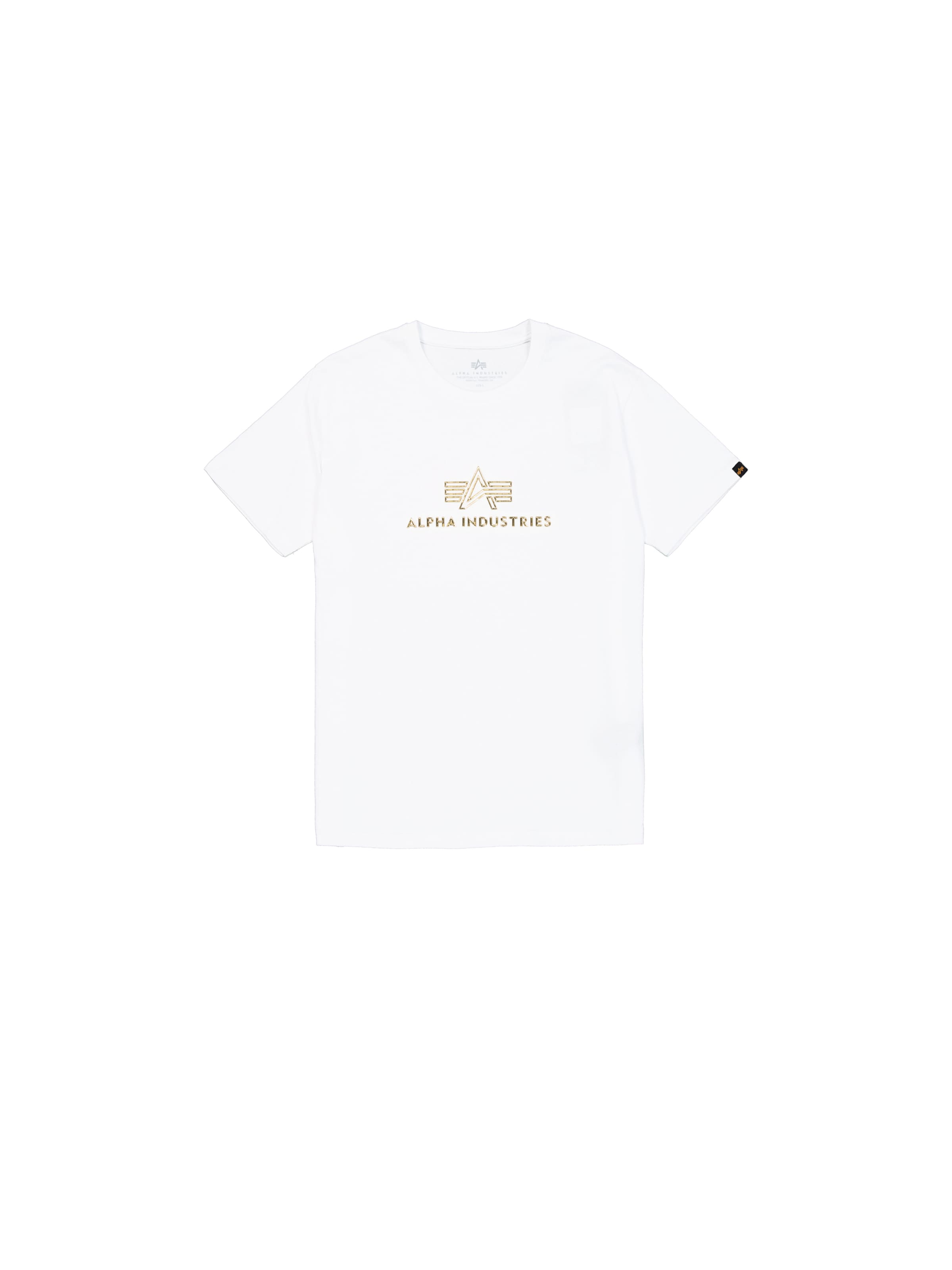 ALPHA INDUSTRIES - Camiseta en blanco: frente