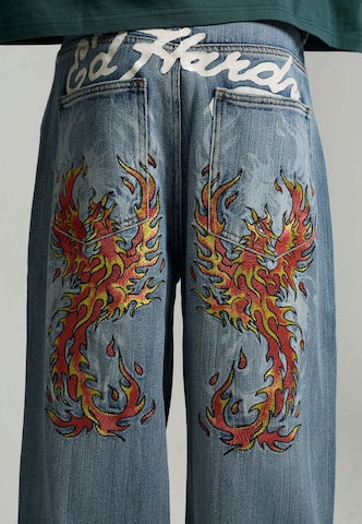Ed Hardy Loose fit Jeans in Blue