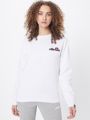 ELLESSE Sweatshirt 'Triome' i vit: framsida