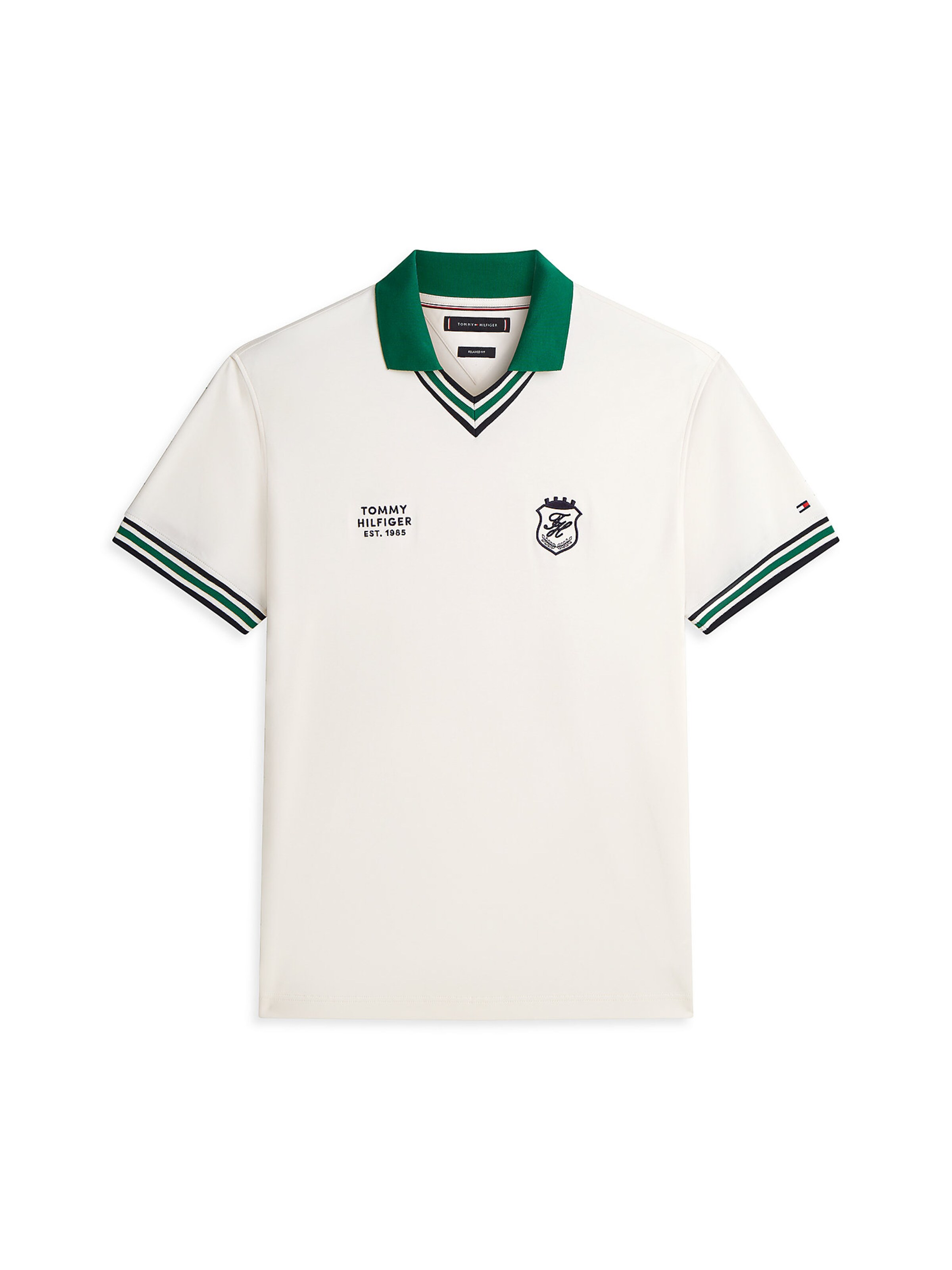 T-Shirt TOMMY HILFIGER en blanc : devant