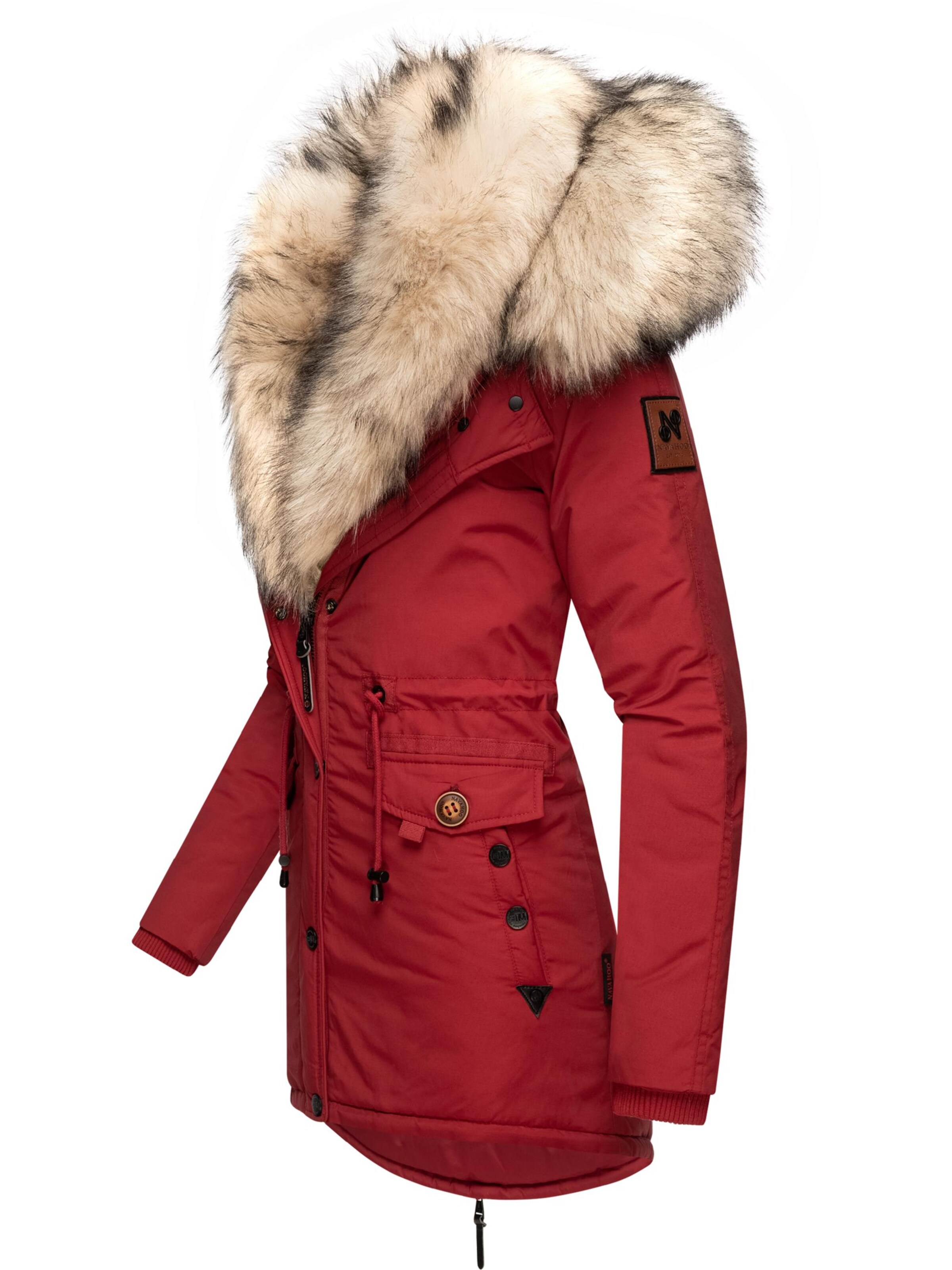 NAVAHOO Χειμερινό παλτό 'Sweety' σε κόκκινο