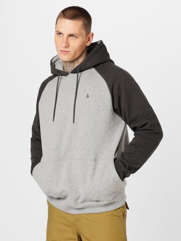 Volcom Sweatshirt 'HOMAK' in Grey: front