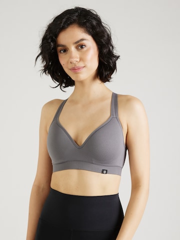 Bally Bralette Sports Bra in Grey: front