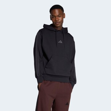 ADIDAS SPORTSWEAR Athletic Sweatshirt in Black: front