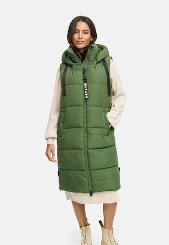 Gilet NAVAHOO en vert : devant